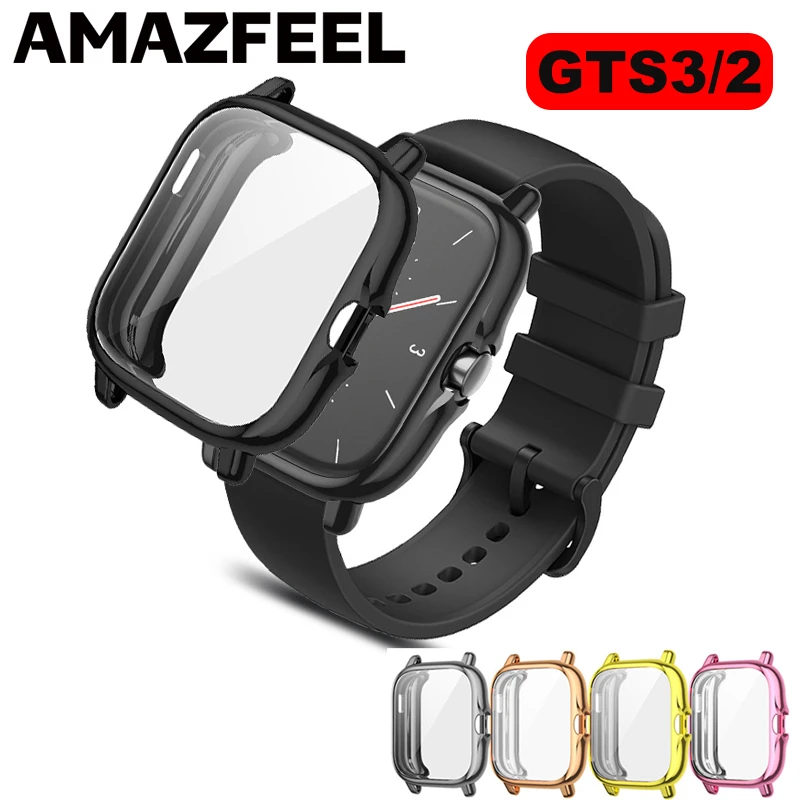 GTS 3/2 Fall Strap Uhr Protector Für Xiaomi Amazfit GTS 2 mini Metall  Armband Fall Für Amazfit GTS 3/bip U Pro/Bip S Lite Band|Smart Accessories|  - AliExpress