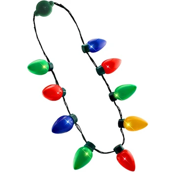 

Big deal LED Necklace Light Luminous Bulb Necklace Party a String of Four Colors