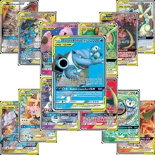 Без повтора 5-200 шт новые карты Pokemones Tag Team GX EX Мега карты Pokemon английские карты PIKACHU игрушки для детей подарок