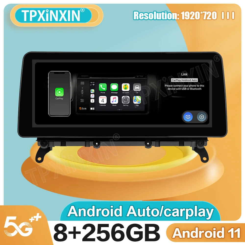 

Android 11.0 8G+256GB 5G for BMW X3 X4 F25 2011 2013 GPS Car Navigation Carplay Multimedia Player Audio Radio Stereo Video Host