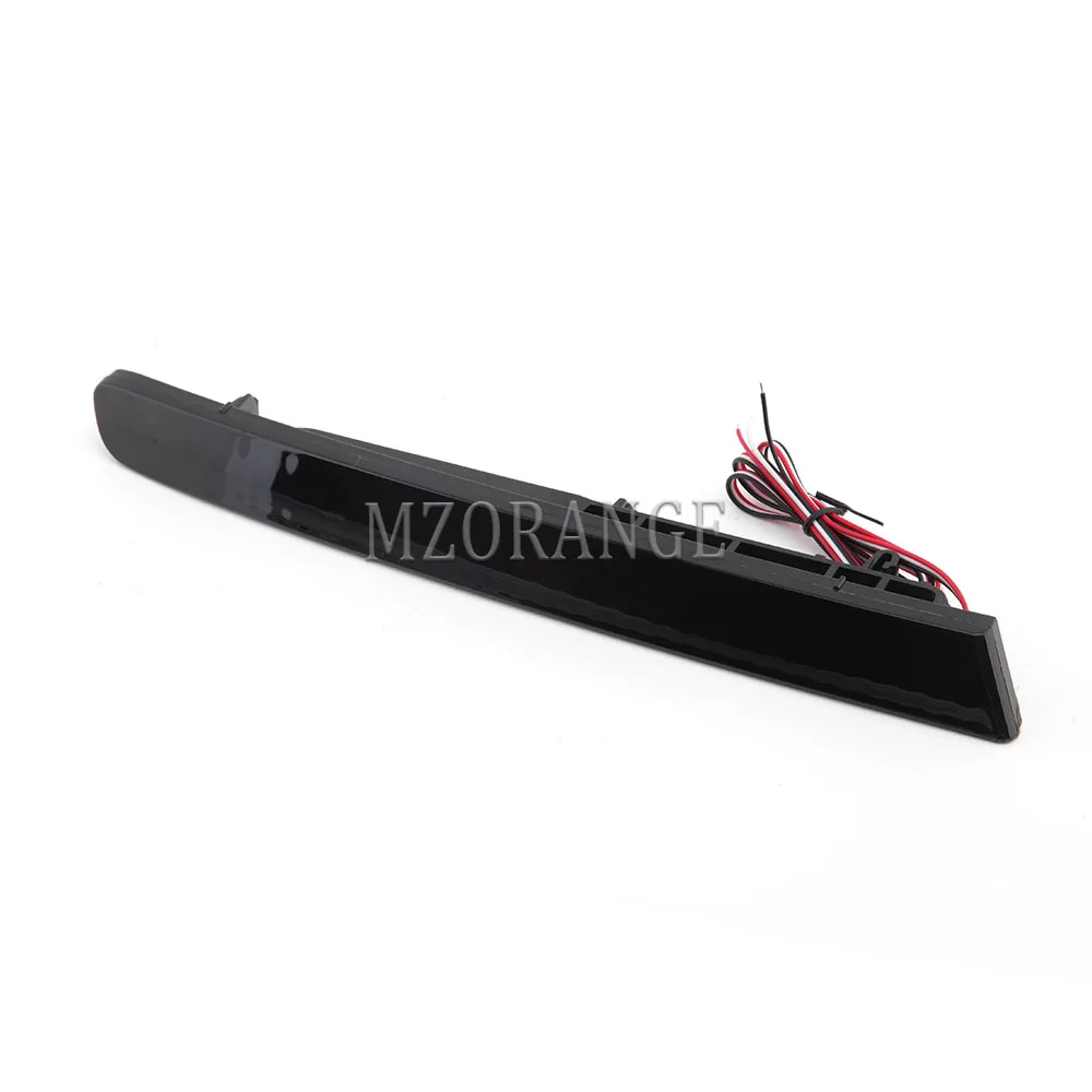 1 Pair Smoky Black  LED Rear Bumper Reflector Light For Ford Explorer 2011-2015 Fog Lamp Tail Brake Light Car Accessories