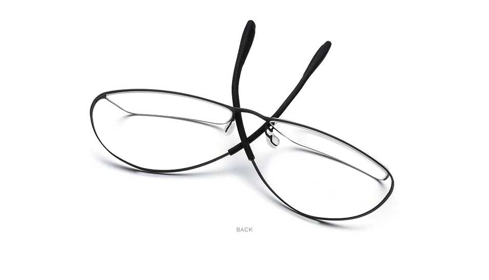 FONEX B титановая оправа для очков, мужские полуоправы, очки по рецепту, ультралегкие очки для близорукости, оптическая оправа, Безвинтовые очки 874