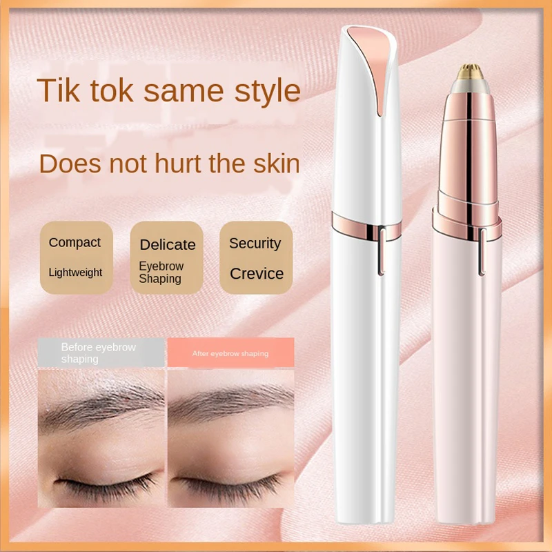 

Mini Eyebrow Trimmer Shaving Machines Hair Removal Woman Electric Eyebrow Epilator Makeup Tool Hair Trimmer Women Makeup Femme