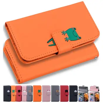 

Funny Frog Cat Rabbit Dog Phone Bags For Case iPhone SE 2020 11 Pro X XR XS Max 5 5S 6 6S Cute Pet Gilr Boy Cover Coque D22G