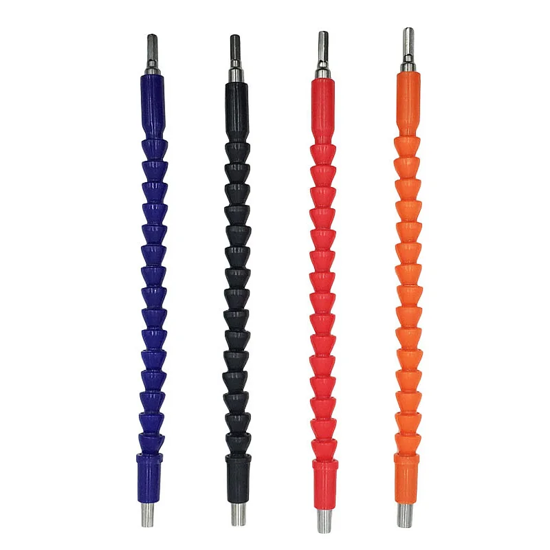 4pcs 11.8 Inch Flexible Drill Bit Extension with Screw Drill Bit Holder 295mm HUG-Deals
