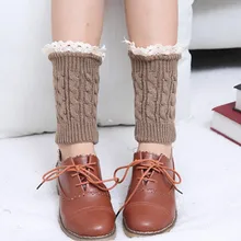 Вязаные кружевные носки; отделка ботинок; манжеты; топперы; гетры; носки; деликатные кружевные гетры; носки; аксессуары для ботинок