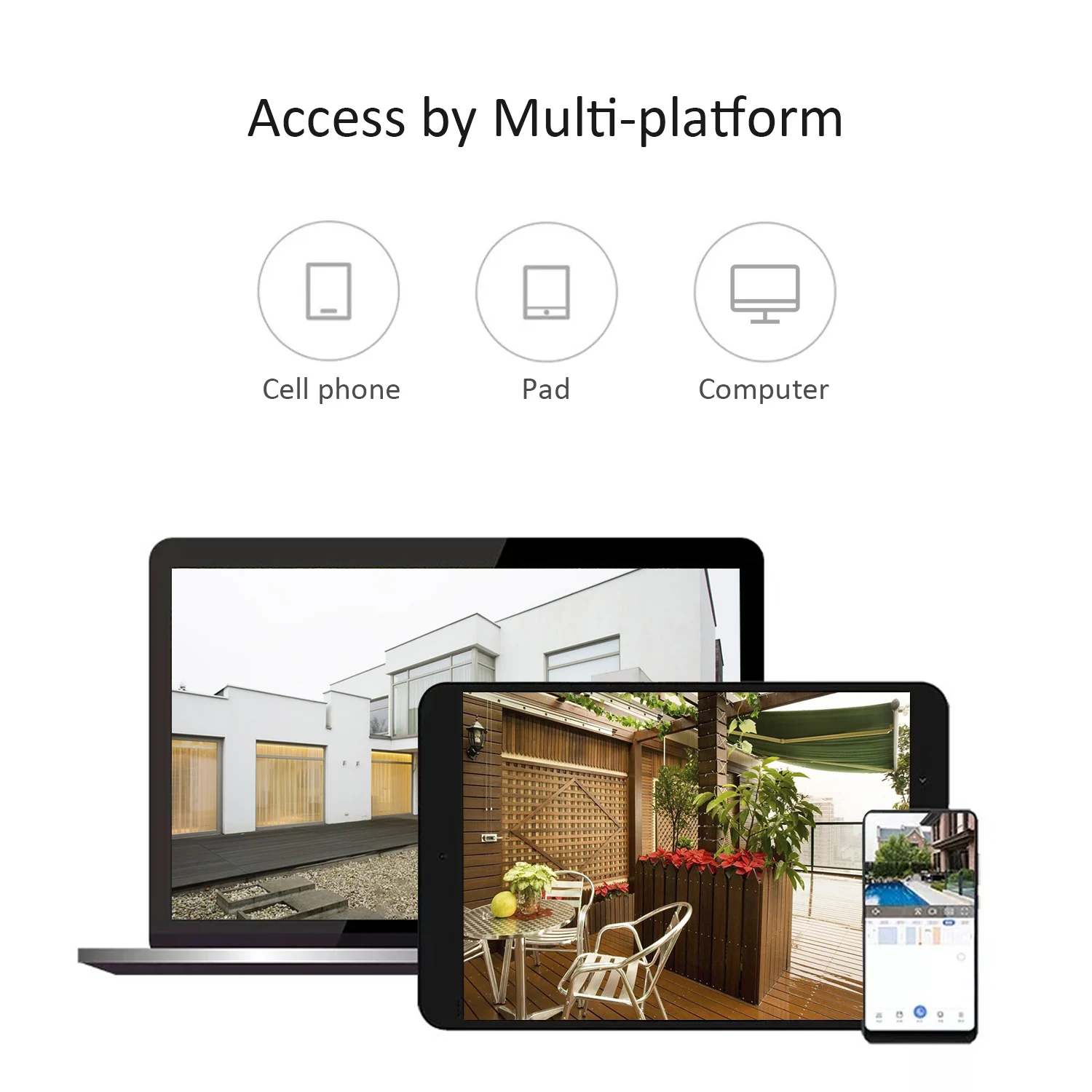 Беспроводная уличная светильник веб камера V380 1080P с Wi Fi и датчиком