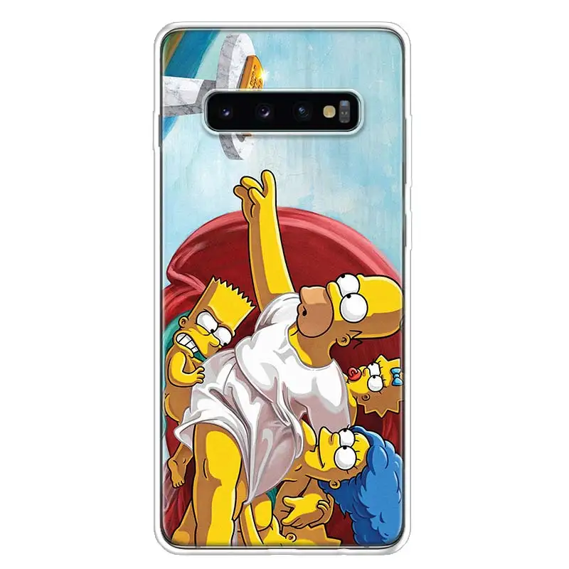 Чехол для телефона Homer J. Simpsons для samsung Galaxy S10+ Lite Note 10 9 8 S9 S8 J4 J6 J8 Plus S7 S6