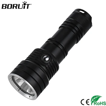 

BORUiT D150B XM-L2 IP68 LED Scuba Diving Flashlight High Power Torch Underwater 50M 3 Modes Lantern 18650 Diver Submarine Light