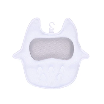 

Comfortable Bath Pillow Soft SPA Headrest Bathtub Pillow with Backrest Suction Cup Neck Cushion Bathroom Accessories