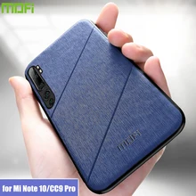 MOFi для xiaomi Mi Note 10 чехол для xiaomi cc9 pro global противоударный pu кожаный Силиконовый противоударный корпус capas