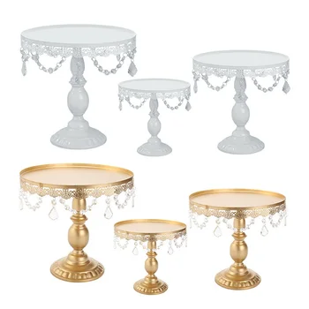 

Round Metal Cake Holder Cake Stand Cupcake Dessert Display for Tea Party Wedding Kitchen,Dining & Bar TB Sale