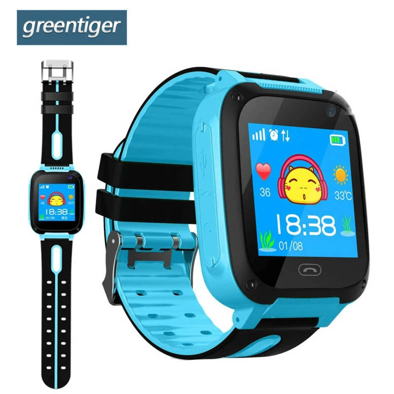 Детские Смарт часы водонепроницаемые sim карты циферблат SOS камера дети анти