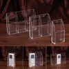 Case Acrylic Remote Control Holder Office Air Conditioner Makeup Brush Home Space Saving Transparent Wall Mounted Storage Box 4 1