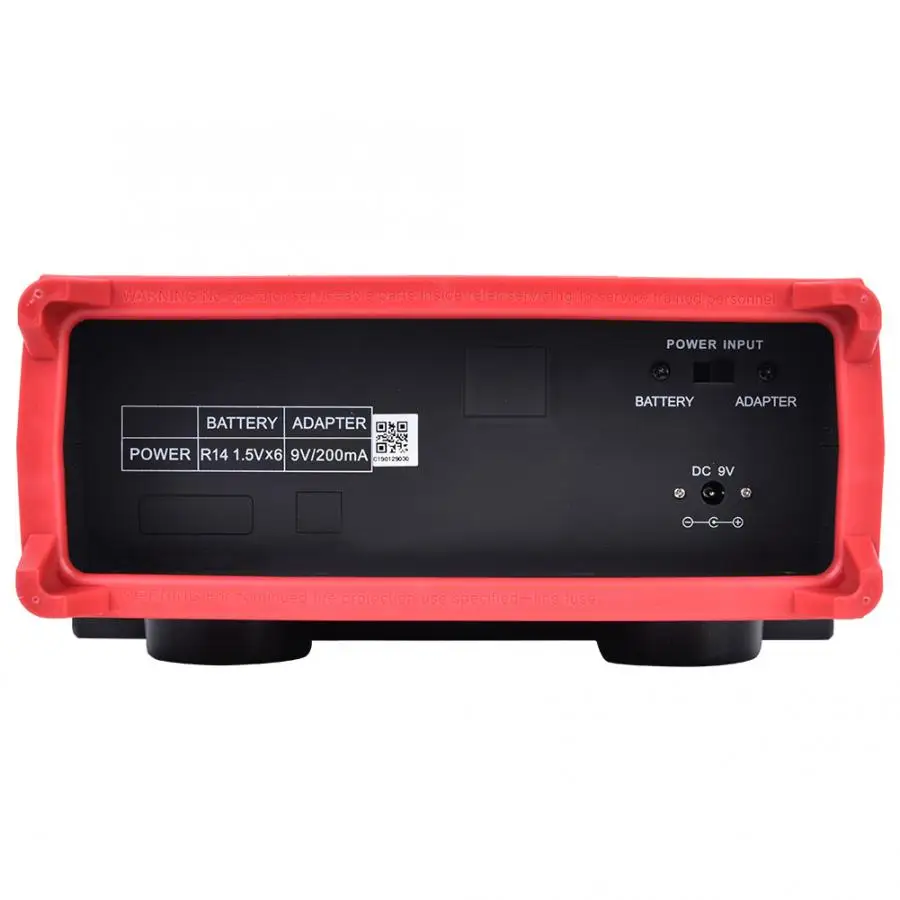 UT802 19999 подсчет ручного диапазона ЖК-дисплей двойного назначения Цифровой мультиметр 100-240 В тестер