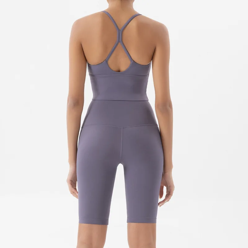 Sexy Sports Yoga Shorts Tights High Waist Fitness Bicycle Running Pants High Waist Peach Hip Soft And Comfortable Gym Clothing