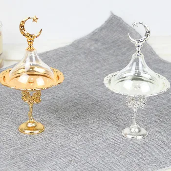 

European-style mini cupcake cups Afternoon tea snack rack West point try plate with lid Wedding dessert table decoration LB52910