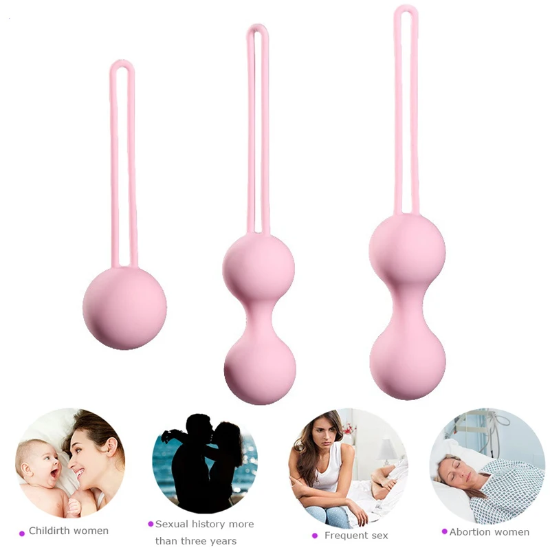 Medical Silicone Kegel Balls Exercise Tightening Device Balls Safe Ben Wa Ball for Women Vaginal massager Adult Sex toys