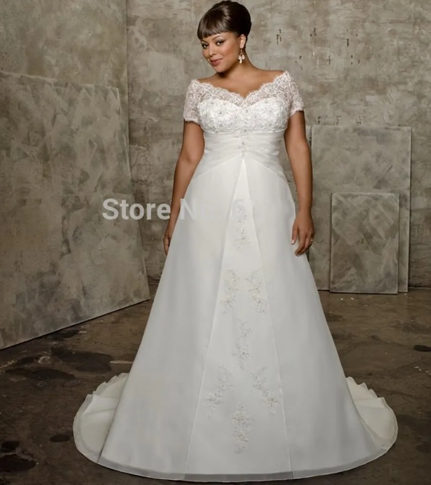Белое кружевное свадебное платье размера плюс с рукавами vestidos de novia robe de mariage, платья для матери невесты