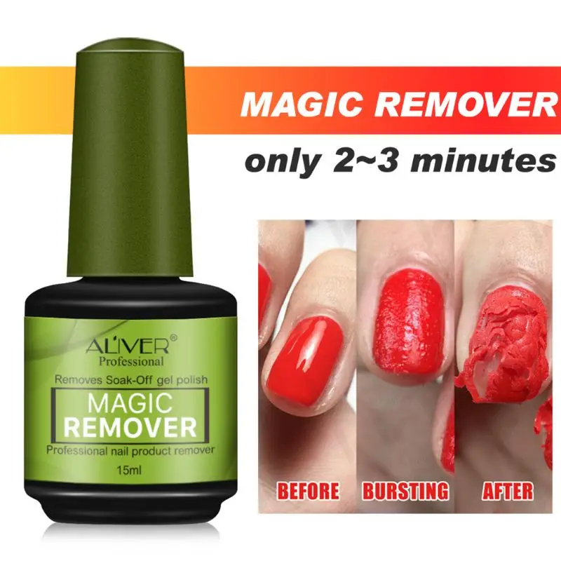 

15ml Burst Magic Soak-Off UV Gel Nail Polish Remover Explosion Liquid Profession Non-Irritating Primer Acrylic Cleaner Degreaser