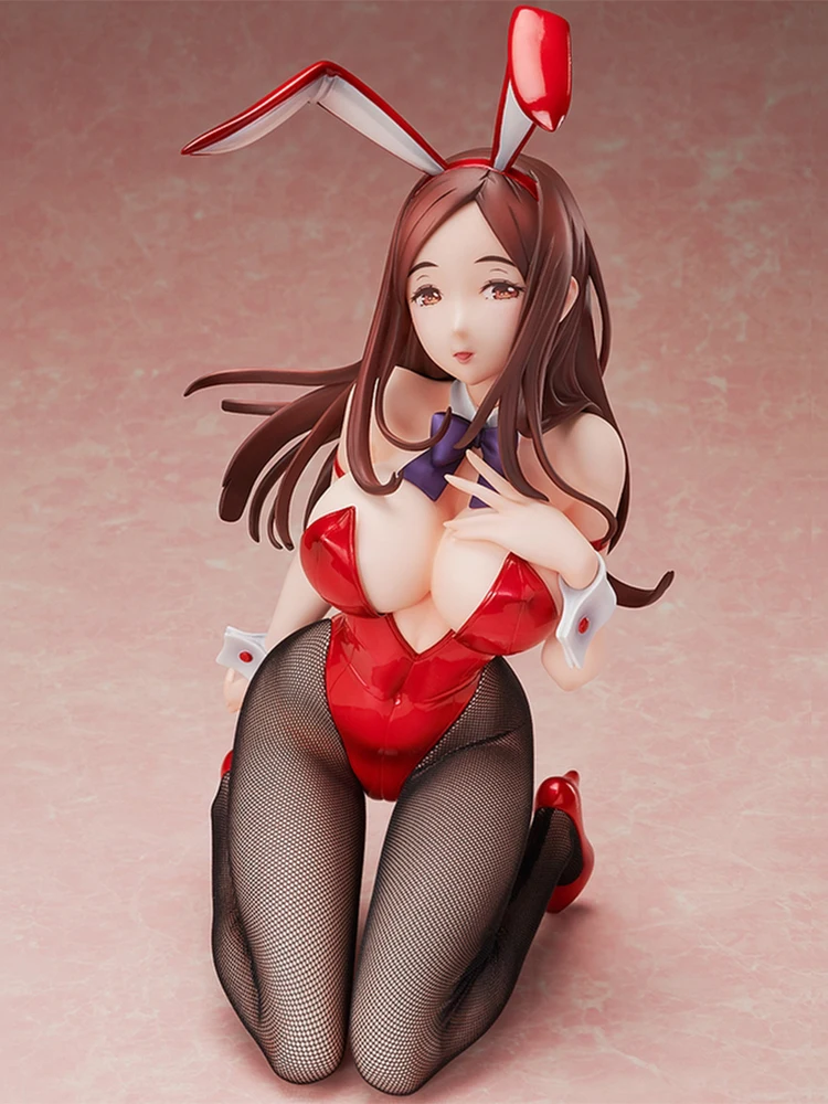 Привязанная сексуальная фигурка Yoko Akagi Bunny Ver. Игрушечных пластиковых экшн фигурок из фигура аниме модель игрушка сексуальная Женская Фигура Коллекционные куклы подарок - Цвет: WITH RETAIL BOX