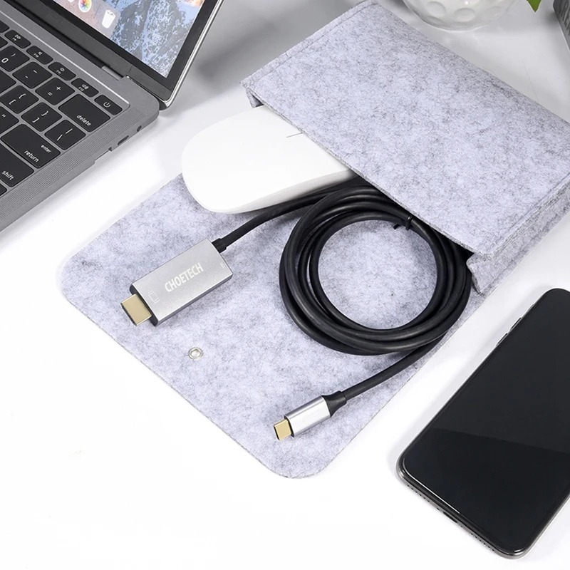 CHOETECH USB 3,1 type-C к Hdmi кабель адаптер Thunderbolt 3 совместим с 60 Вт PD порт зарядки для Macbook Galaxy S9 Note 8