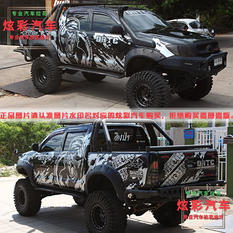 Автомобильная наклейка для Hilux Revo декоративные наклейки кузова Модифицированная