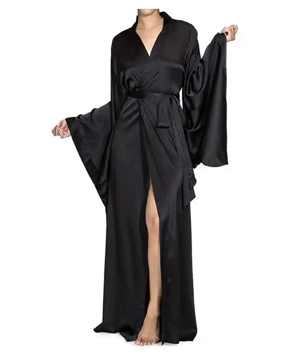 long black nightgown with sleeves