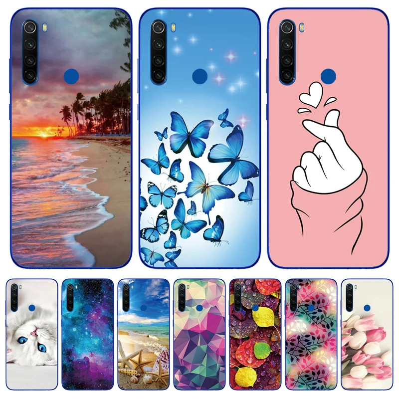 Чехол для xiaomi Redmi Note 8 T силиконовый мягкий чехол из ТПУ с рисунком Fundas Coque NOTE PRO