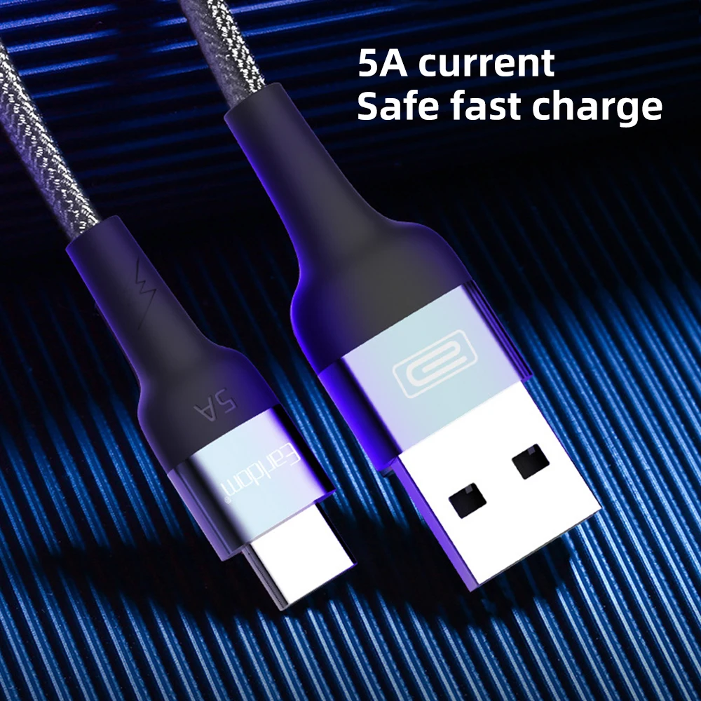 FDBRO супер быстрый зарядный кабель для Mi 9 S10 S9 Note 9 P30 P20 Lite 5A usb type C Быстрая зарядка USB C кабель