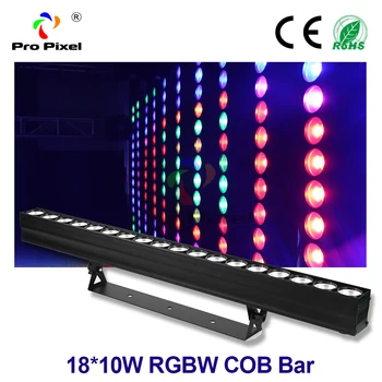 

1pc free shipping 18x10W RGBW wall washer lamp individual control LED Bar stage dj disco light