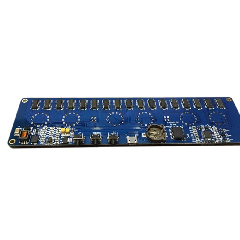 5V 1A электронный DIY Kit In14 Nixie трубка цифровой светодиодный Подарочная плата с часами комплект PCBA, без трубок