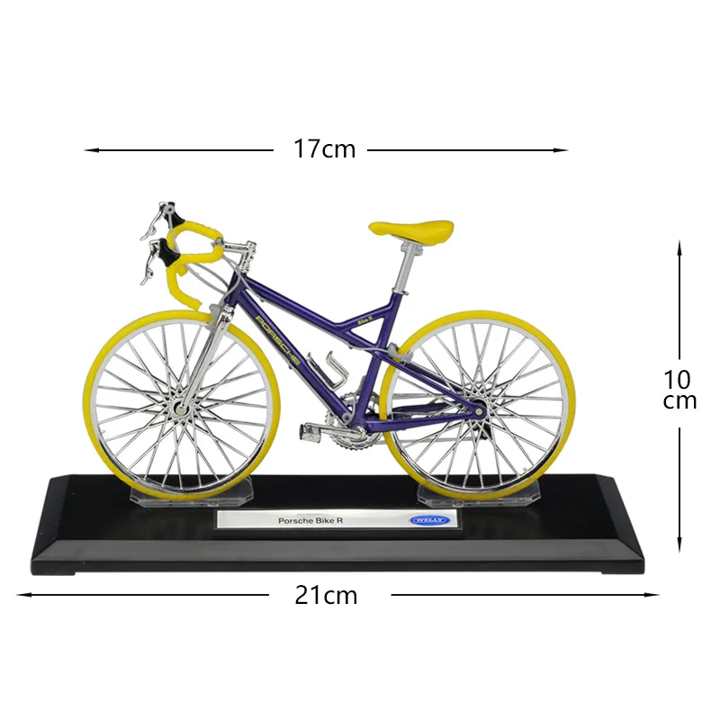 Модель мотоцикла WELLY 1:10 Porsche Audi Bike из сплава под давлением игрушка для детей