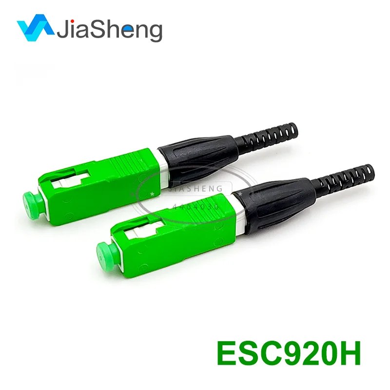 ESC920H 100 шт./лот SC UPC SC APC Быстрый разъем механический волоконно-оптический разъем-волокно предварительно встроенный менее 0.3dB