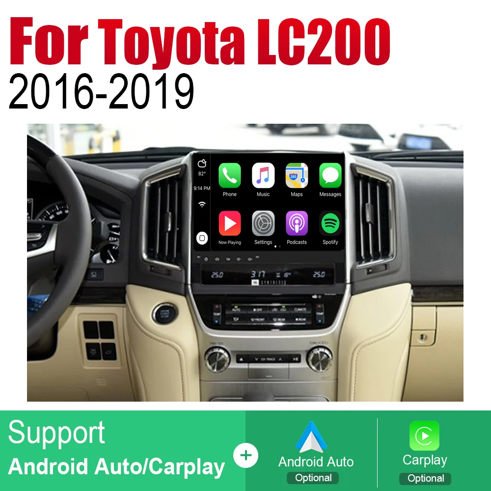 ZaiXi Авто плеер gps навигация для Toyota Land Cruiser LC200~ автомобильное мультимедиа андроид экран системы радио стерео