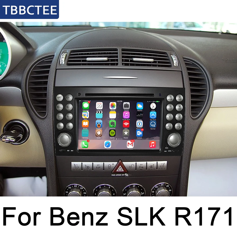 Для Mercedes Benz SLK Class R171 2004~ 2011 NTG HD экран Android автомобильный gps навигационная карта стерео стиль мультимедийный плеер радио