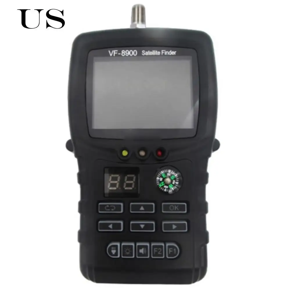 Многофункциональная VF-8900D HD искатель звезд с 950~ 2150 МГц 75 13/18 в, 350mA 12 V, 1000 мА/ч, фонарик-Компас