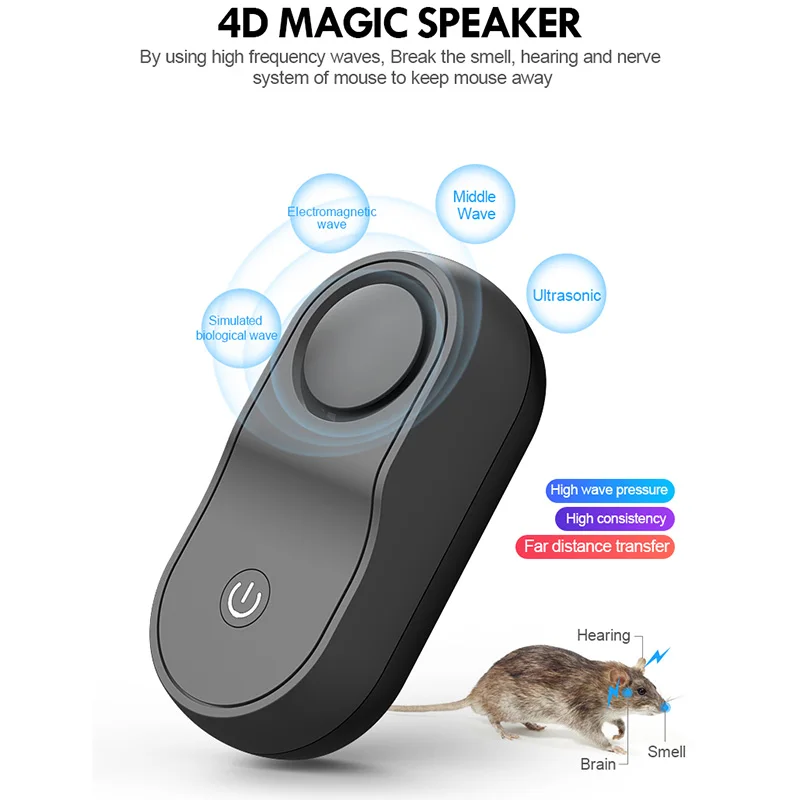 Ultrasonic Pest Repeller Mouse Anti Rat Mosquito Killer Dispeller Reject Control Trap | Дом и сад