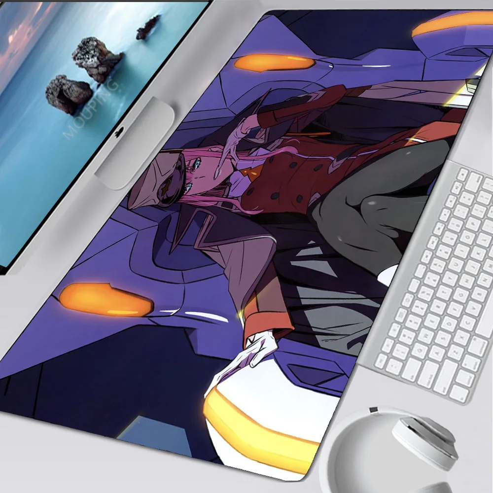 

Darling In The Franxx Anime Mouse Pad Large 800x300 Computer Mouse Mat PC Accessories Xxl Mousepad Game Gamer Desk Keyboard Pad