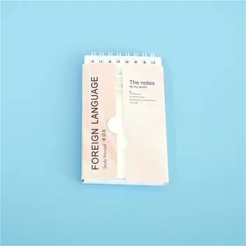 

80 Sheets Japanese Pocket Kawaii Cartoon Students Vocabulary Notebook English Words Card Kids Study Memo Notes Manual Bo
