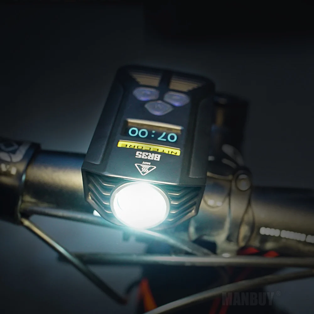 Лидер продаж Nitecore BR35 1800 люмен 2x CREE XM L2 U2 встроенный аккумулятор двойной луч