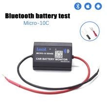 MICRO-10, новая версия C, Bluetooth, 12 В, автомобильный вольтметр, контроль напряжения, тест, только для автомобиля, тест er, телефон, шоу