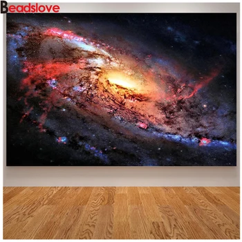 

5d Diy Diamond Painting Space View diamond Embroidery Milky Galaxy Painting Nebula Mosaic Diamond wall decor