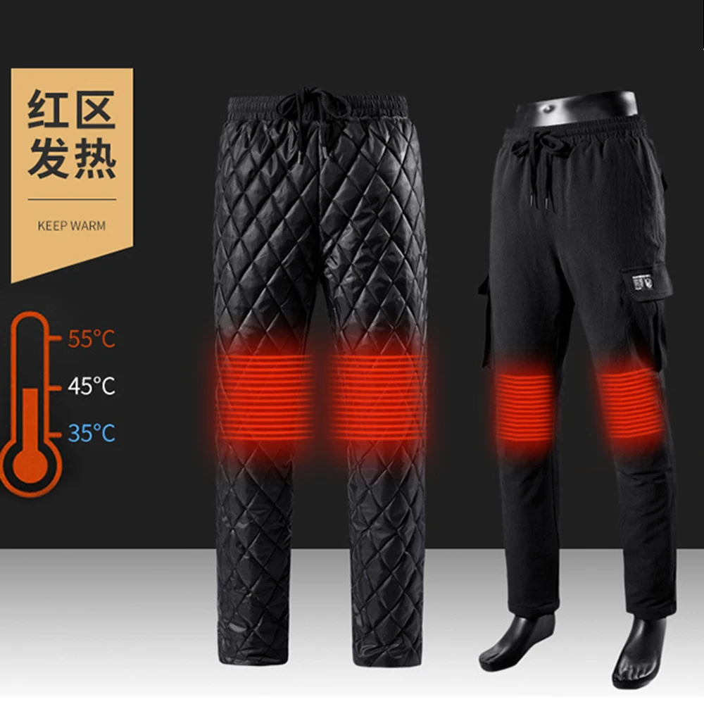 Мотоциклетные штаны, утепленные штаны с электрическим подогревом, с usb зарядкой, инфракрасные зимние уличные теплые штаны для верховой езды, мужские