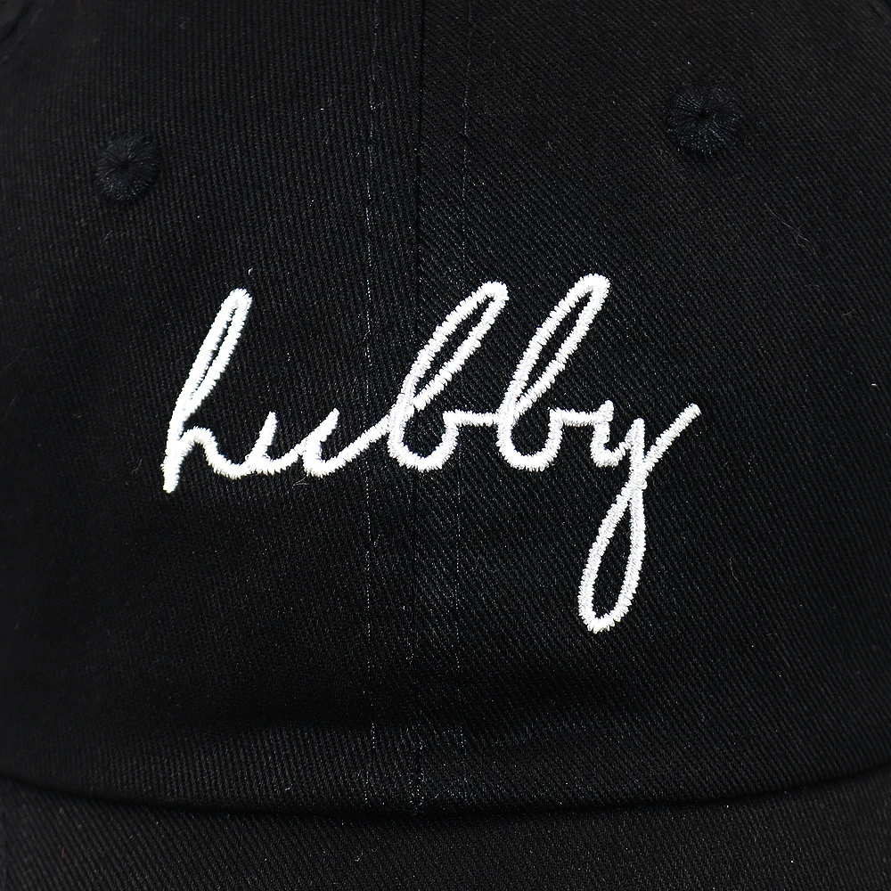 Набор из 2 Wifey Hubby Dad Hat вышитая Черная бейсбольная кепка Низкопрофильная Регулируемая Бейсболка унисекс с ремешком сзади