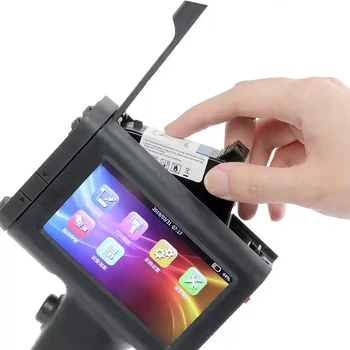 

Automatic online barcode date stamp coding machine handjet portable printer for water pet bottle