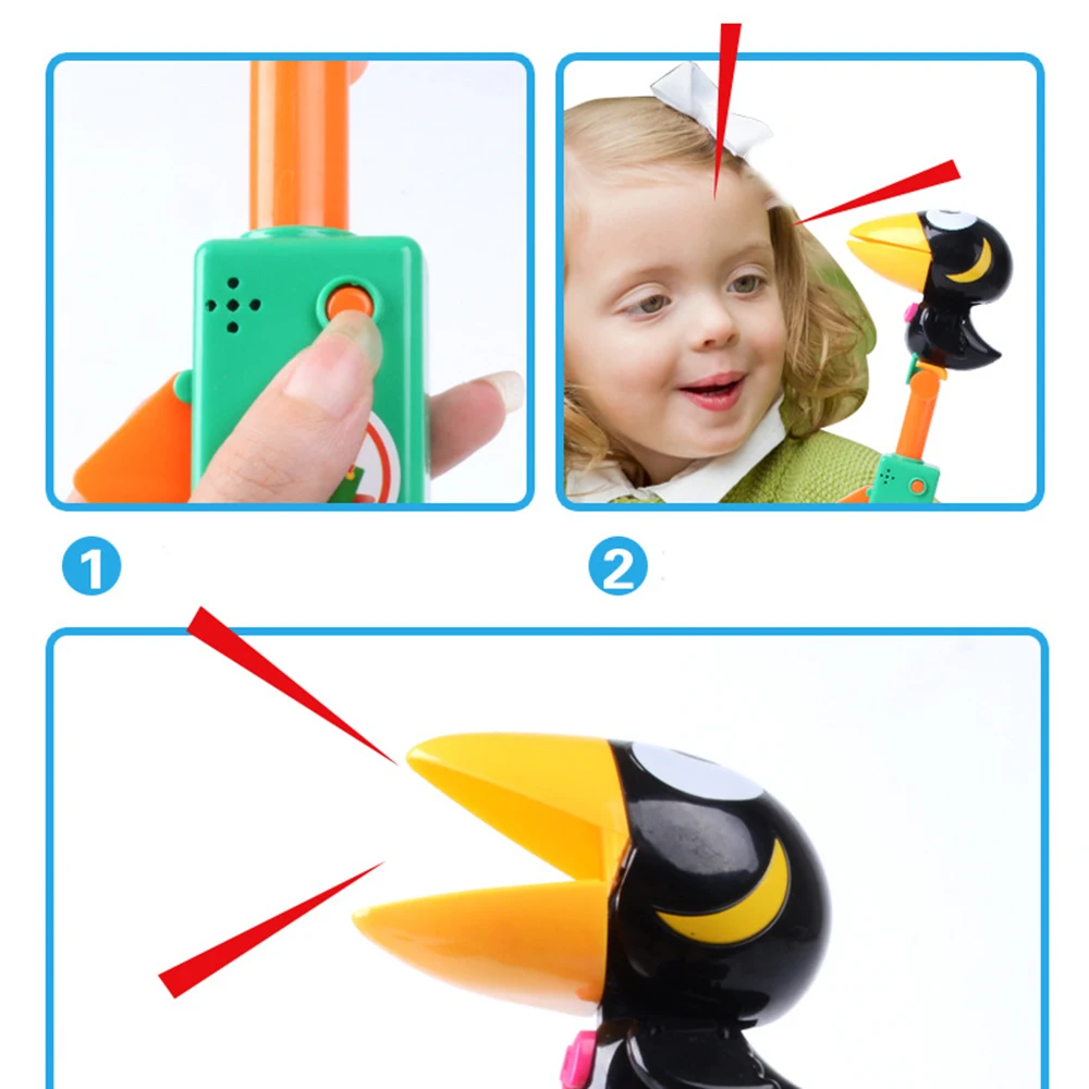 Голосовая запись говорящая игрушка Toucan имперсонаторы Игрушка Дети аудио запись животное лягушка индукция Голосовое управление