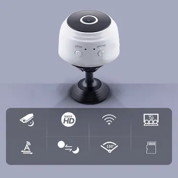 

A9 Camera WIFi Home Security 1080P Camera 4K Security Outdoor Sports Night 1080p Aerial Motion Dv