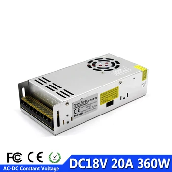 

Single Output Switchig Switch Power Supply DC18v 20A 360W Transformer 110V 220V AC To Dc SMPS for CCTV Camera CNC LED Strip Lamp