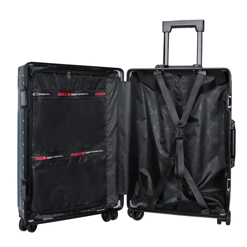 GraspDream Trolley suitcase men and women 20-inch ultra-quiet luggage net red 24/26 password travel boarding travel suitcase